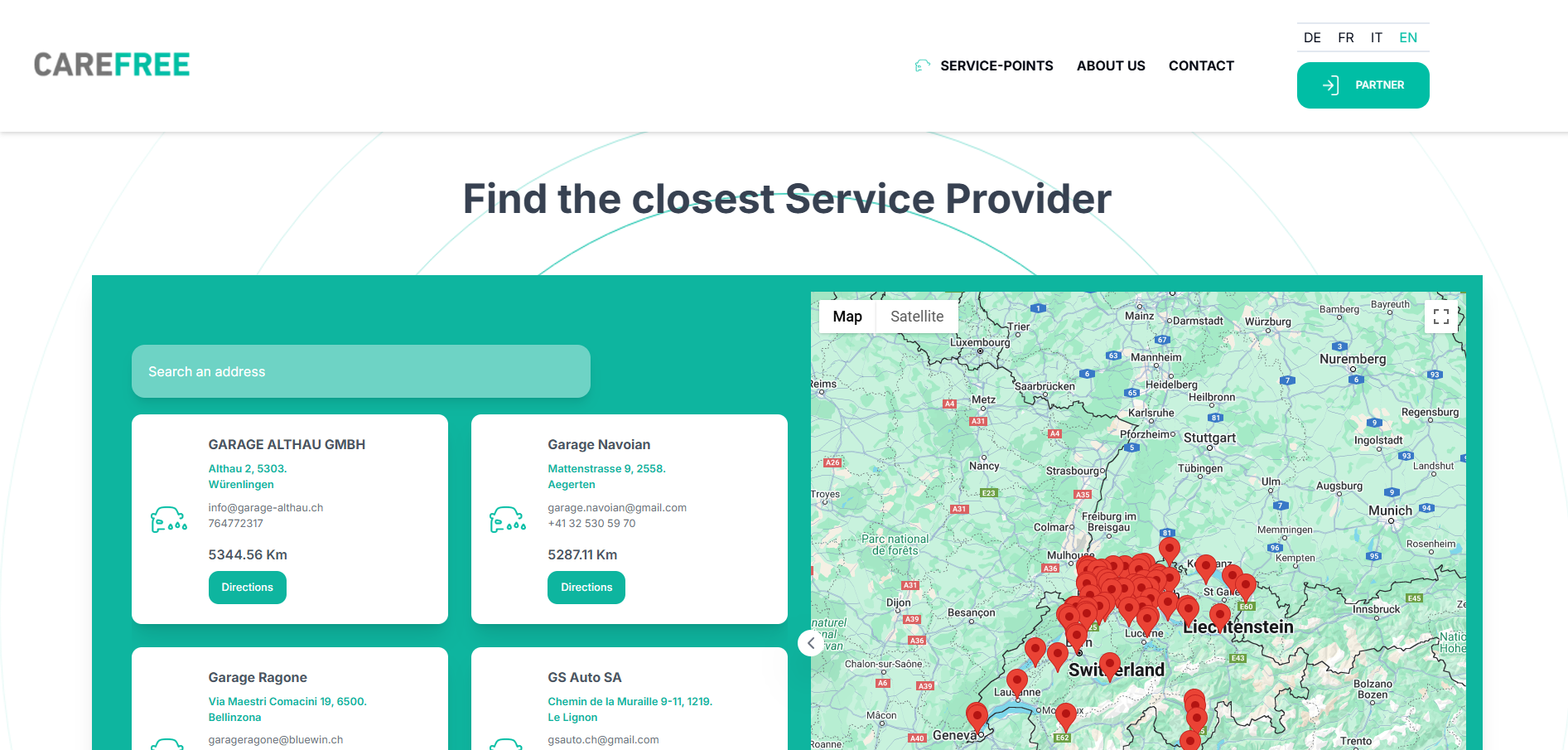 CareFree - Car Service app